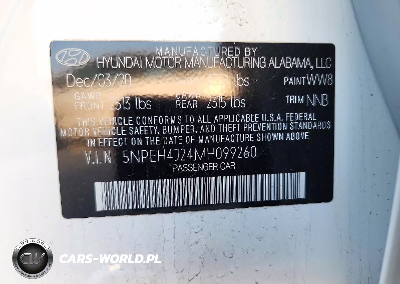2021 Hyundai Sonata Limited VIN:5NPEH4J24MH099260 - 12