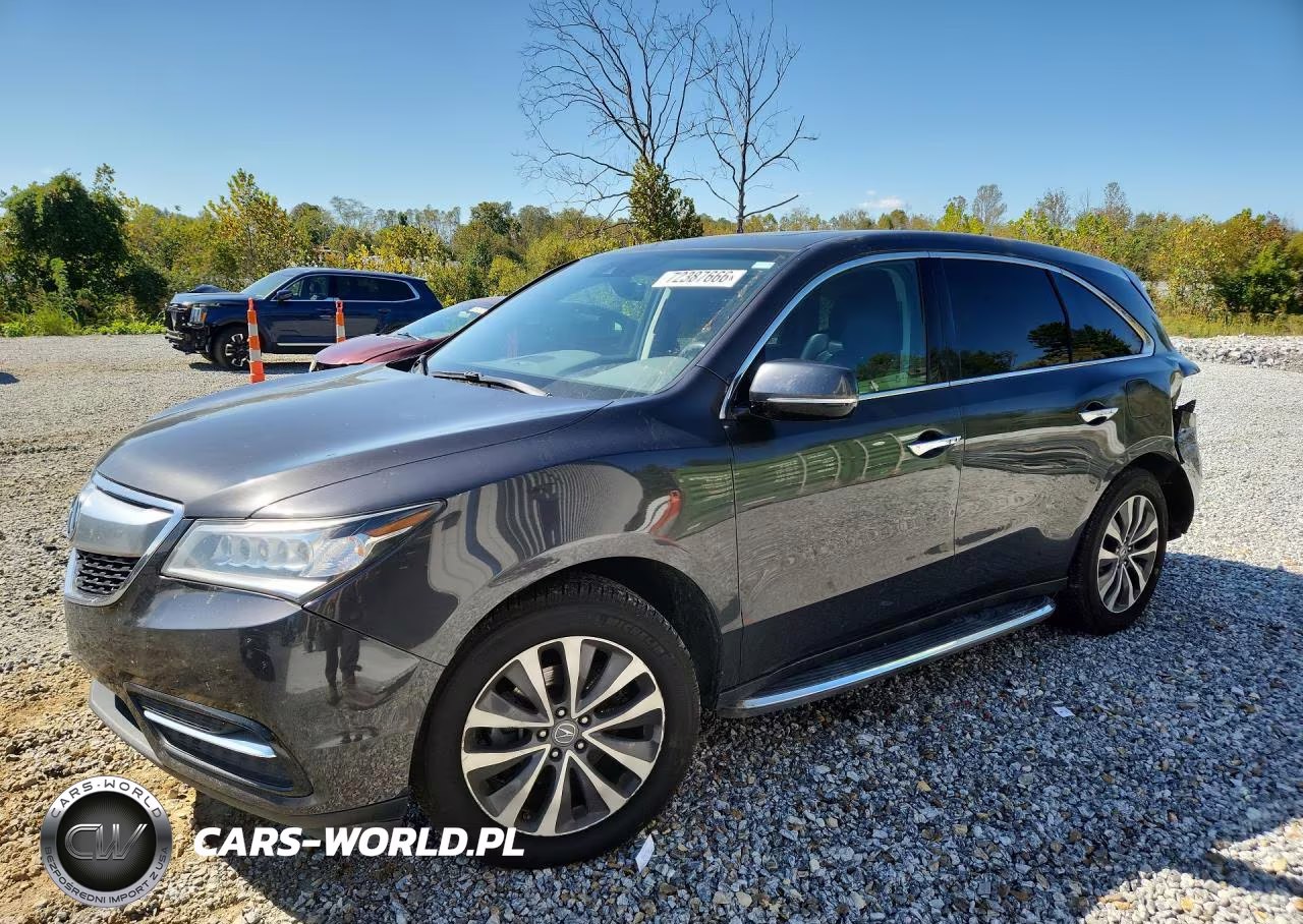 2016 Acura Mdx Technology VIN:5FRYD4H48GB042495 - 1