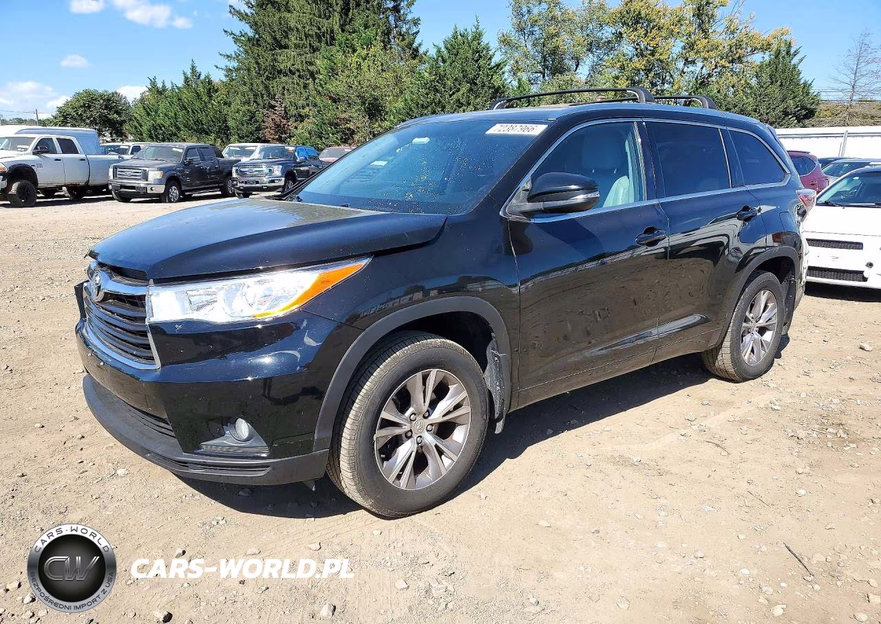2014 Toyota Highlander Xle – zdjęcie 1 z 13