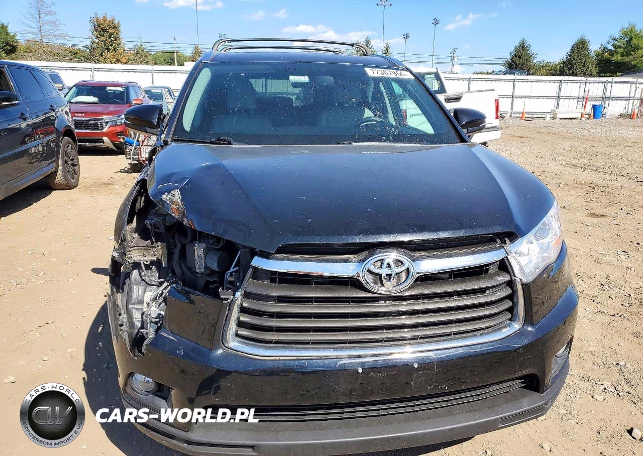 2014 Toyota Highlander Xle VIN:5TDJKRFH6ES032133 - 5