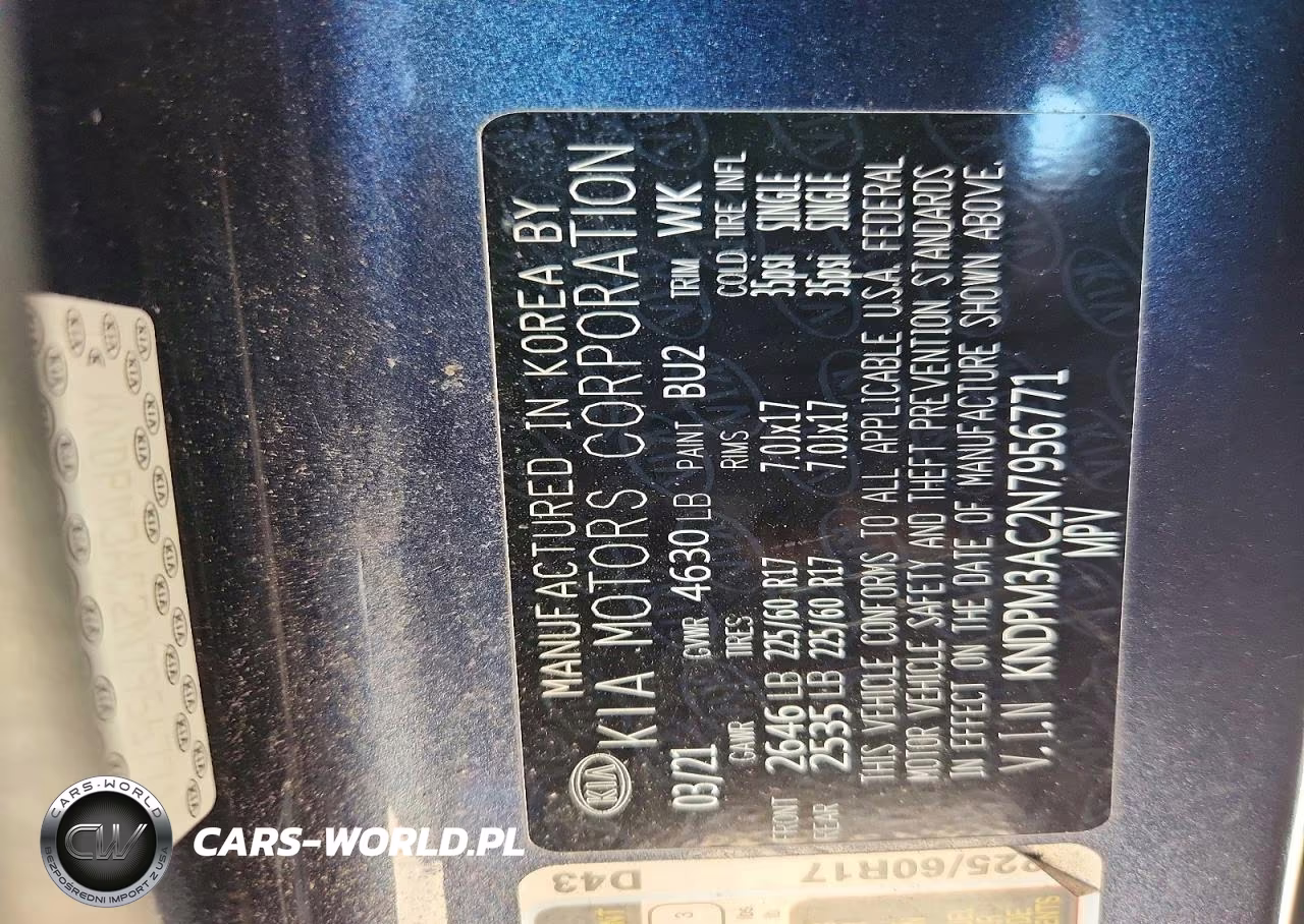 2022 Kia Sportage Lx VIN:KNDPM3AC2N7956771 - 12