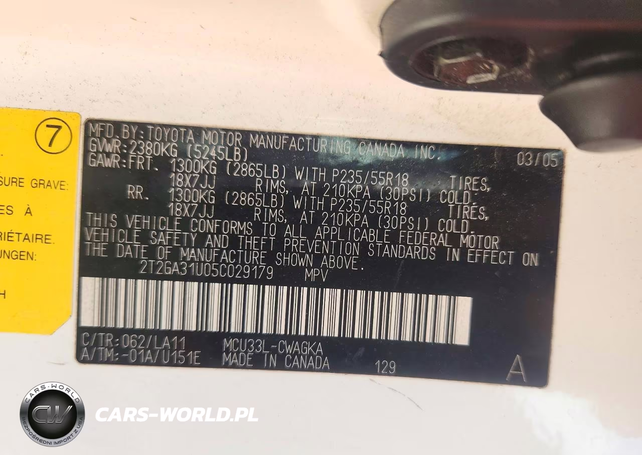 2005 Lexus Rx 330 VIN:2T2GA31U05C029179 - 12