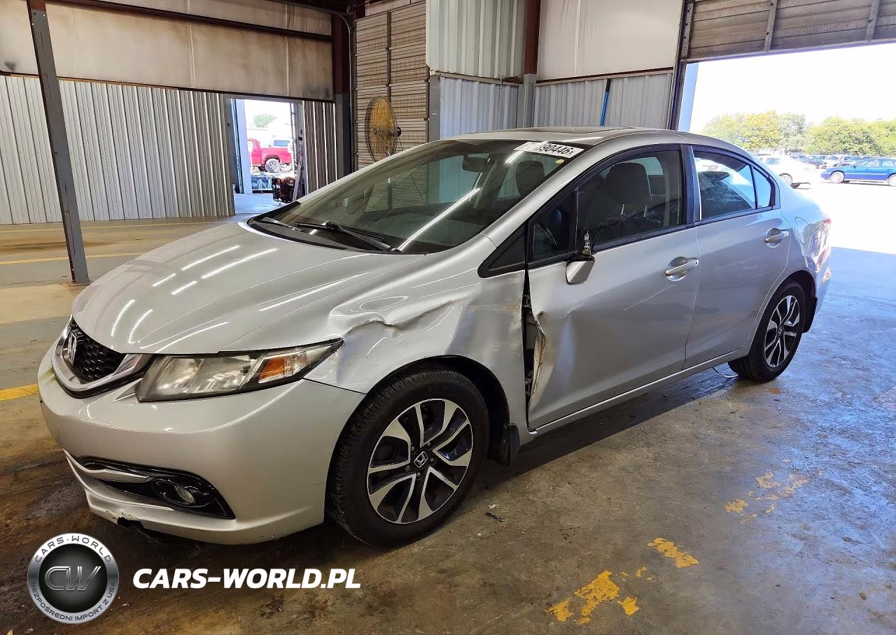 2013 Honda Civic Exl VIN:19XFB2F99DE033887 - 1