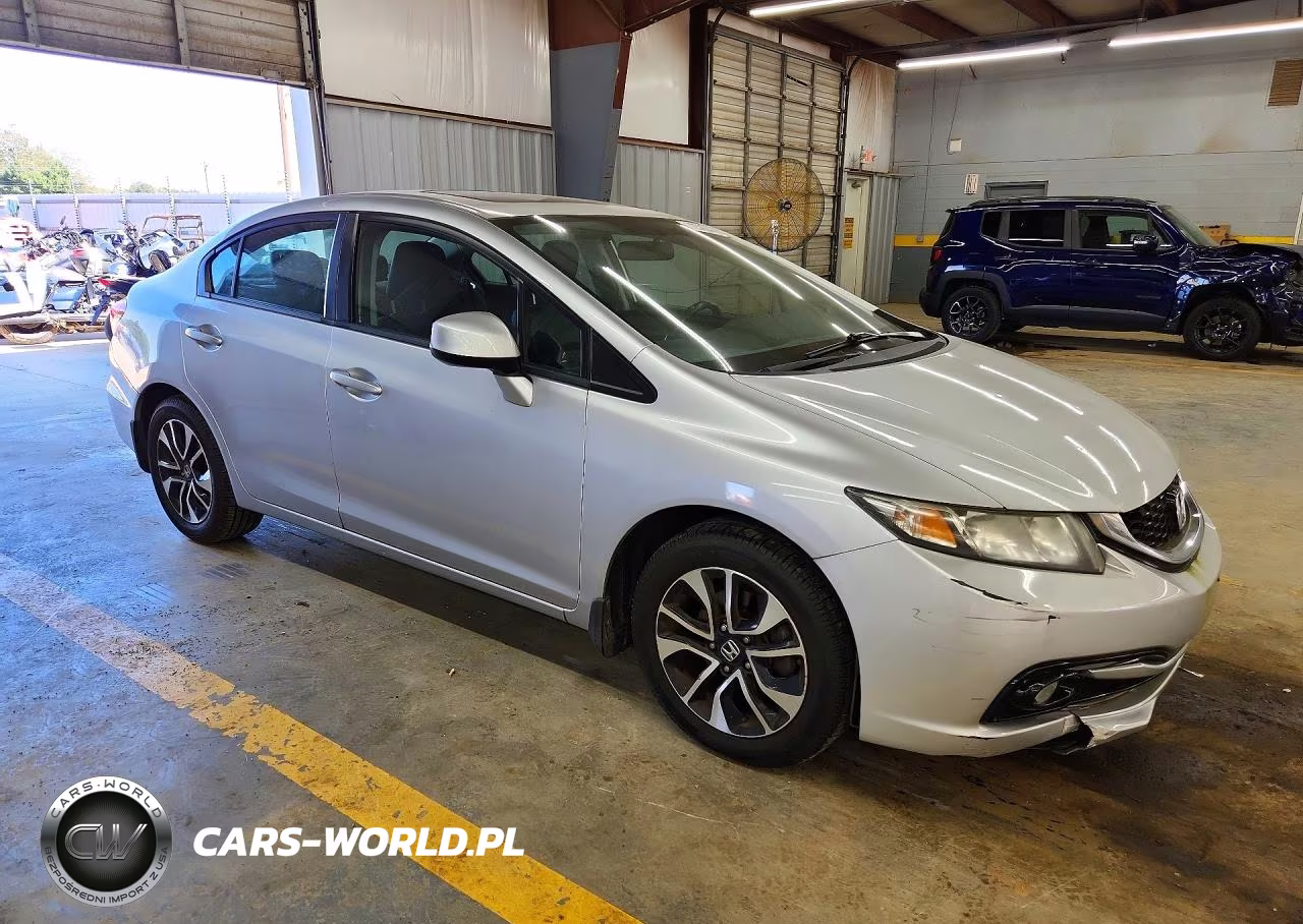 2013 Honda Civic Exl VIN:19XFB2F99DE033887 - 4