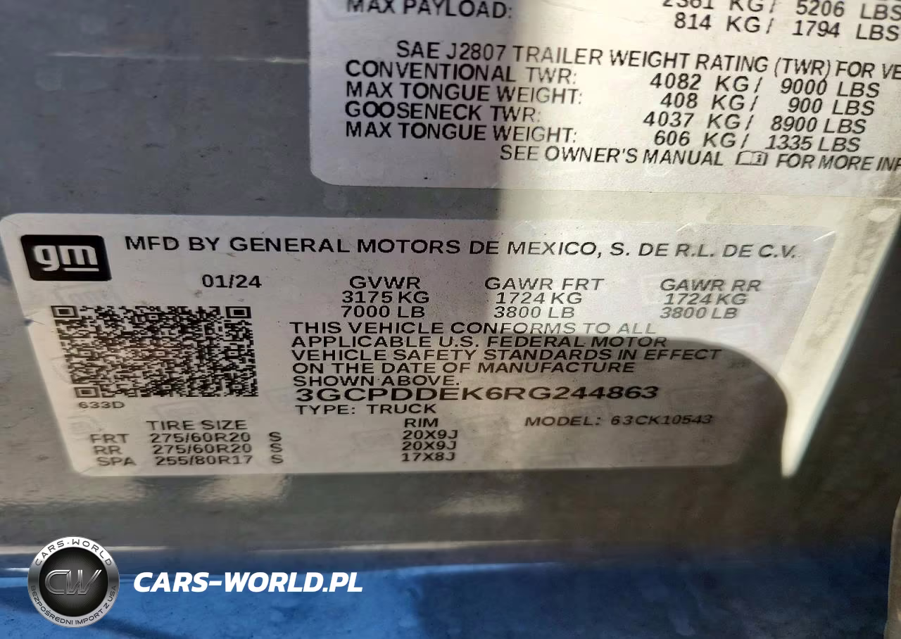 2024 Chevrolet Silverado K1500 Lt VIN:3GCPDDEK6RG244863 - 12