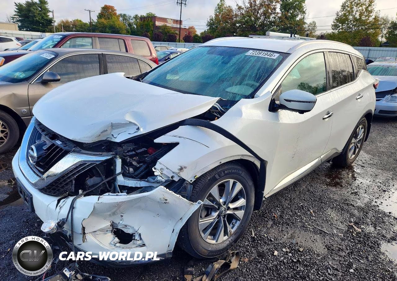 2016 Nissan Murano Sl VIN:5N1AZ2MH2GN117223 - 1