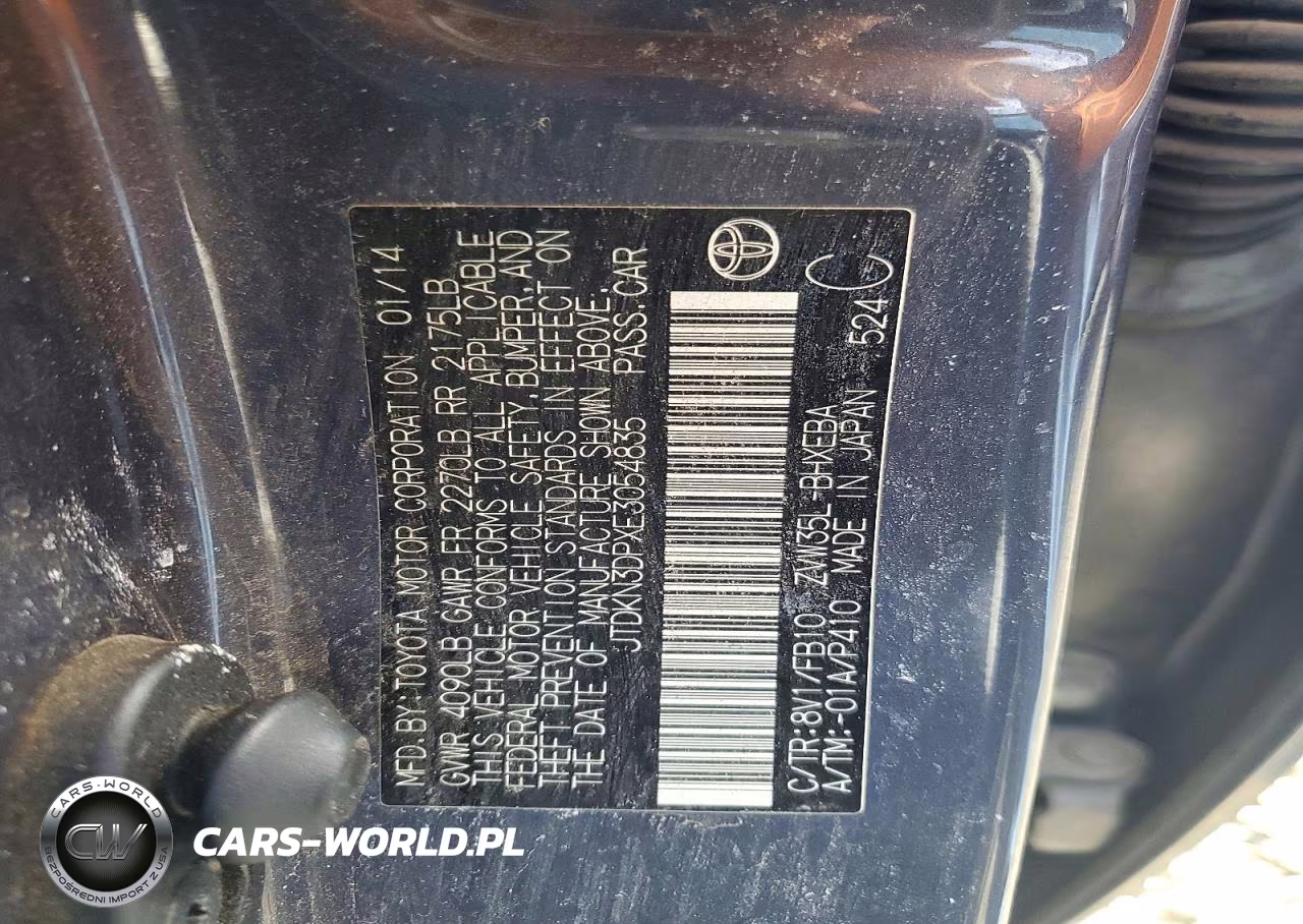 2014 Toyota Prius Plug-In Hybrid Base VIN:JTDKN3DPXE3054835 - 12