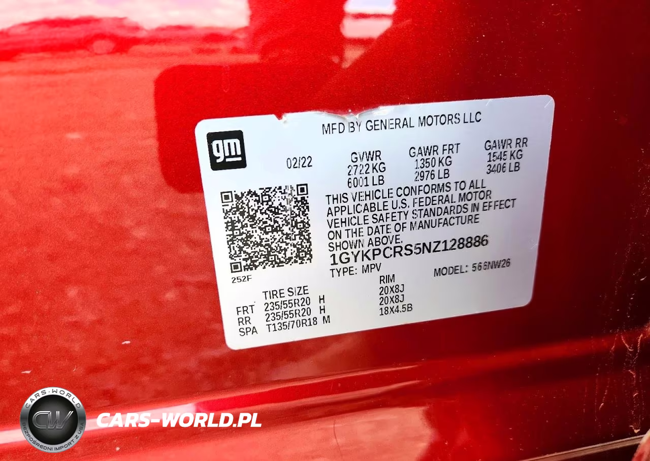 2022 Cadillac Xt6 Premium Luxury VIN:1GYKPCRS5NZ128886 - 14