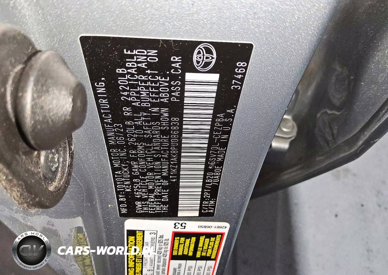 2023 Toyota Camry Xse V6 VIN:4T1KZ1AK8PU086838 - 12