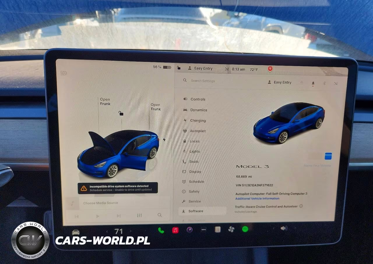 2022 Tesla Model 3 VIN:5YJ3E1EA3NF371622 - 9