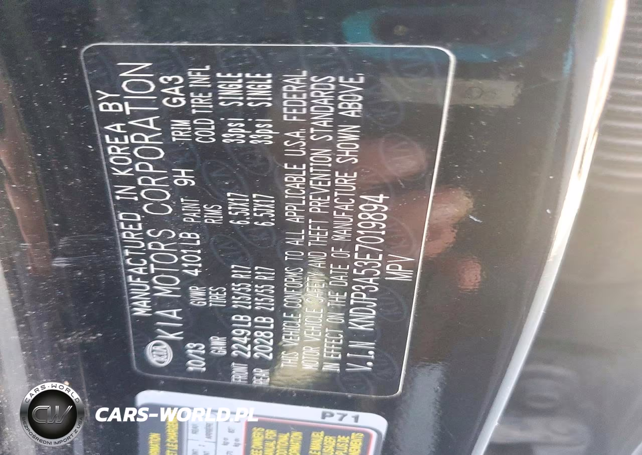 2014 Kia Soul + VIN:KNDJP3A53E7019894 - 13