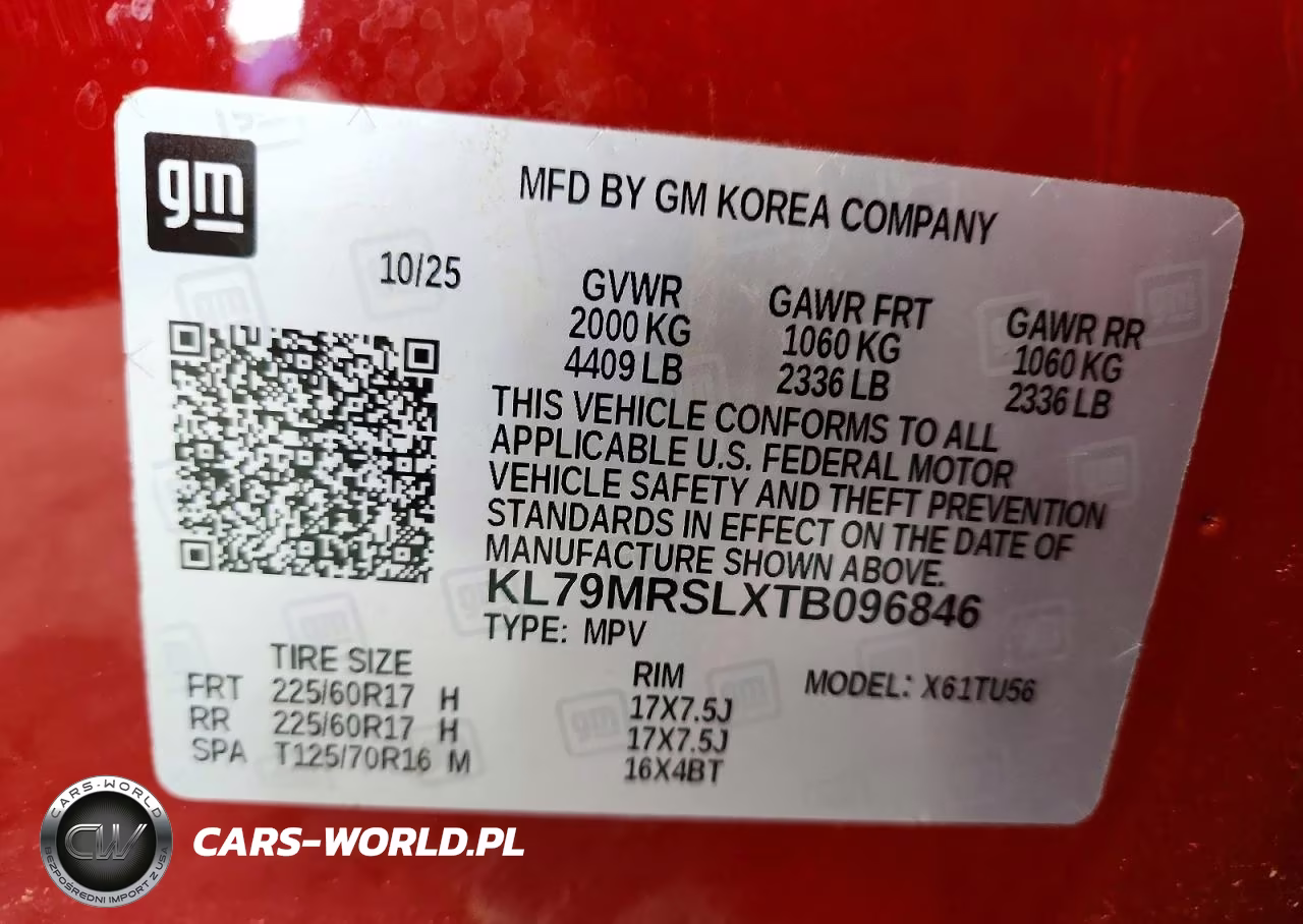 2026 Chevrolet Trailblazer Lt VIN:KL79MRSLXTB096846 - 14