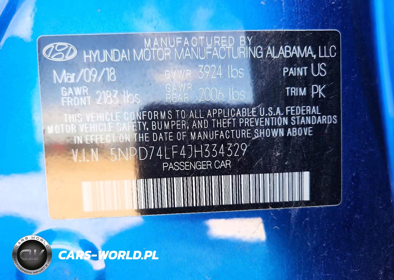 2018 Hyundai Elantra Se VIN:5NPD74LF4JH334329 - 13