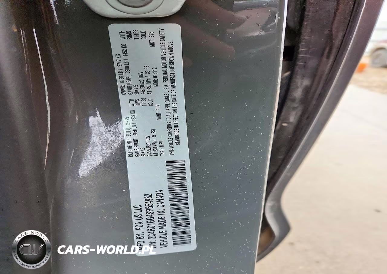 2025 Chrysler Pacifica Limited VIN:2C4RC1GG4SR554982 - 12