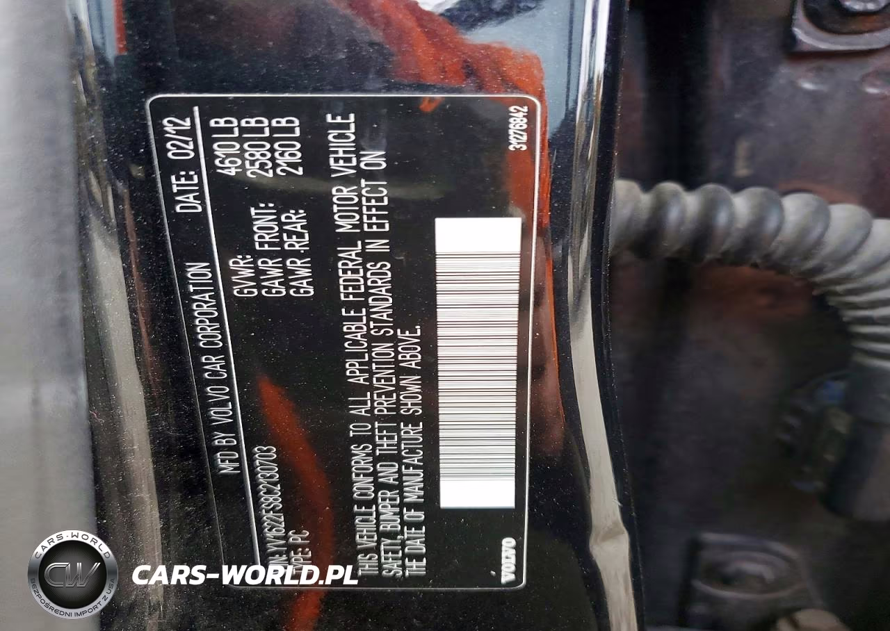 2012 Volvo S60 T5 VIN:YV1622FS8C2130703 - 12