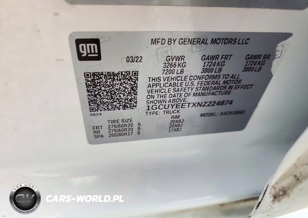 2022 Chevrolet Silverado Ltd K1500 Rst VIN:1GCUYEETXNZ224874 - 12