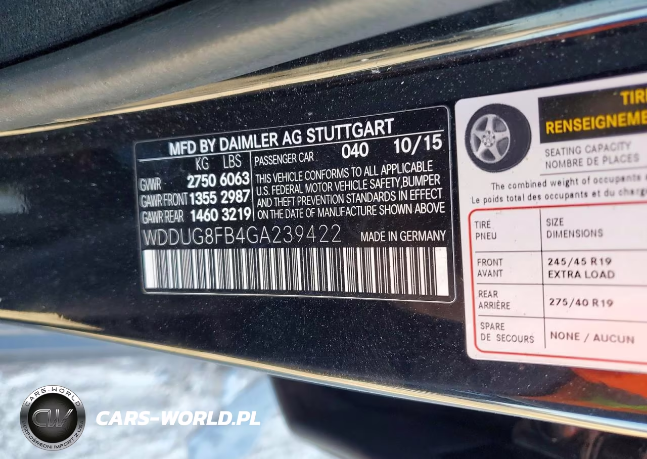 2016 Mercedes-Benz S 550 4Matic VIN:WDDUG8FB4GA239422 - 12