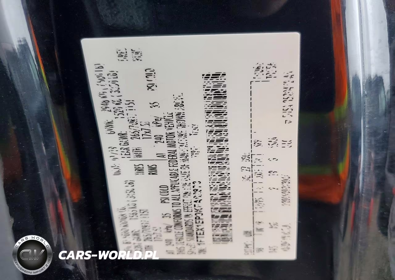 2019 Ford F150 Super Cab VIN:1FTEX1EP9KFA82873 - 12
