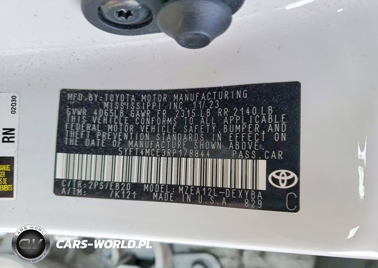 2024 Toyota Corolla Xse VIN:5YFT4MCE3RP178844 - 12
