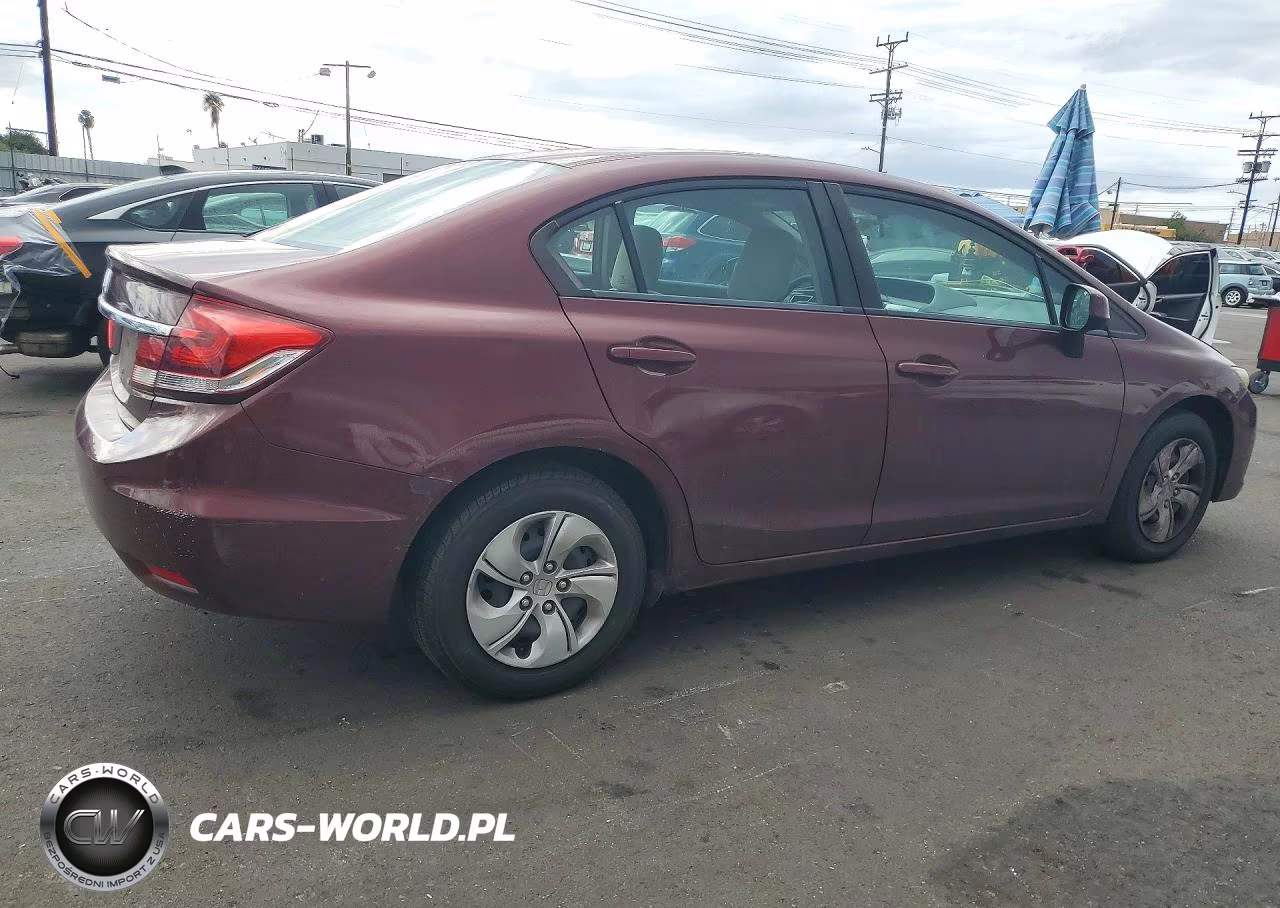 2013 Honda Civic Lx VIN:19XFB2F58DE267130 - 3