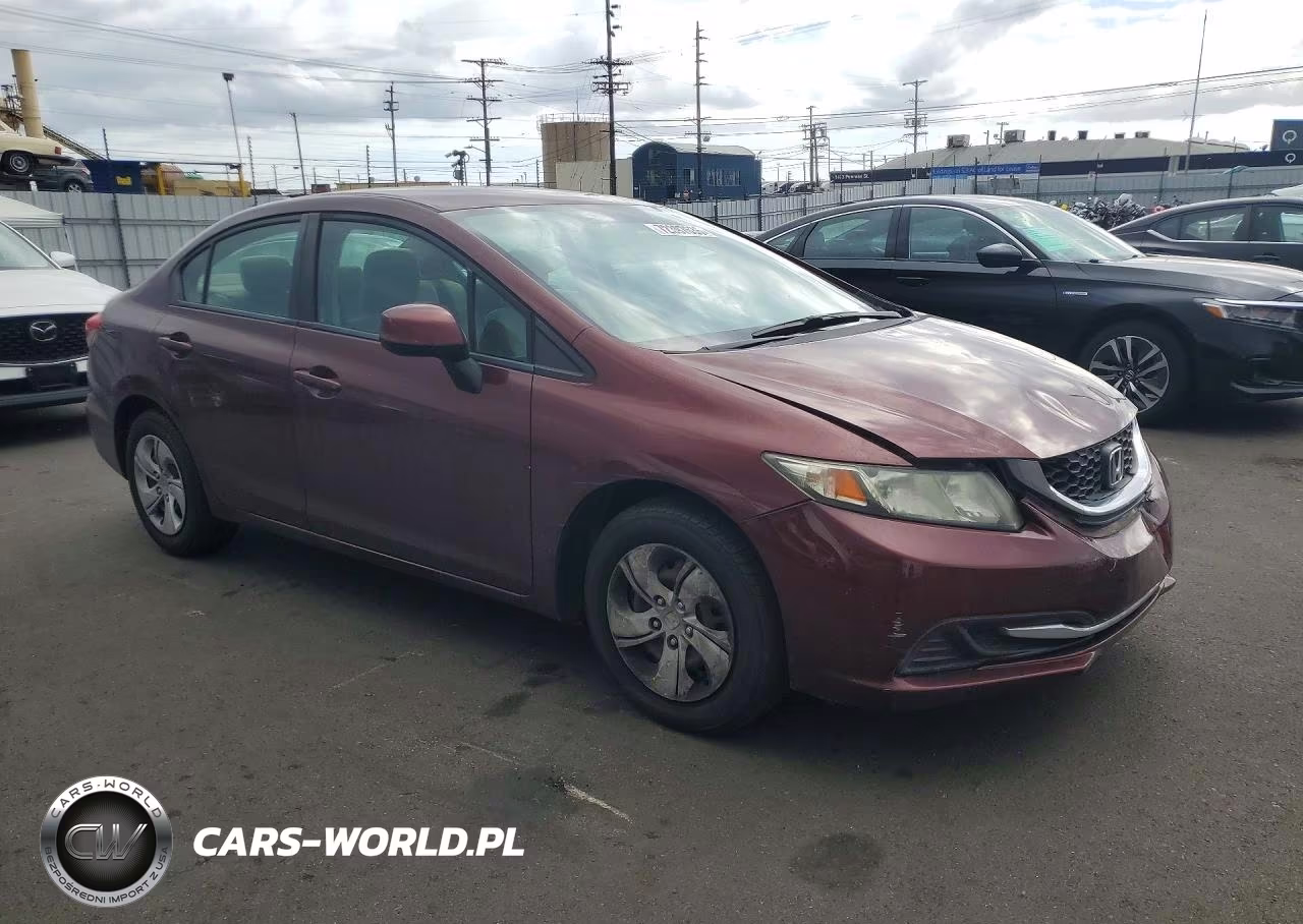 2013 Honda Civic Lx VIN:19XFB2F58DE267130 - 4