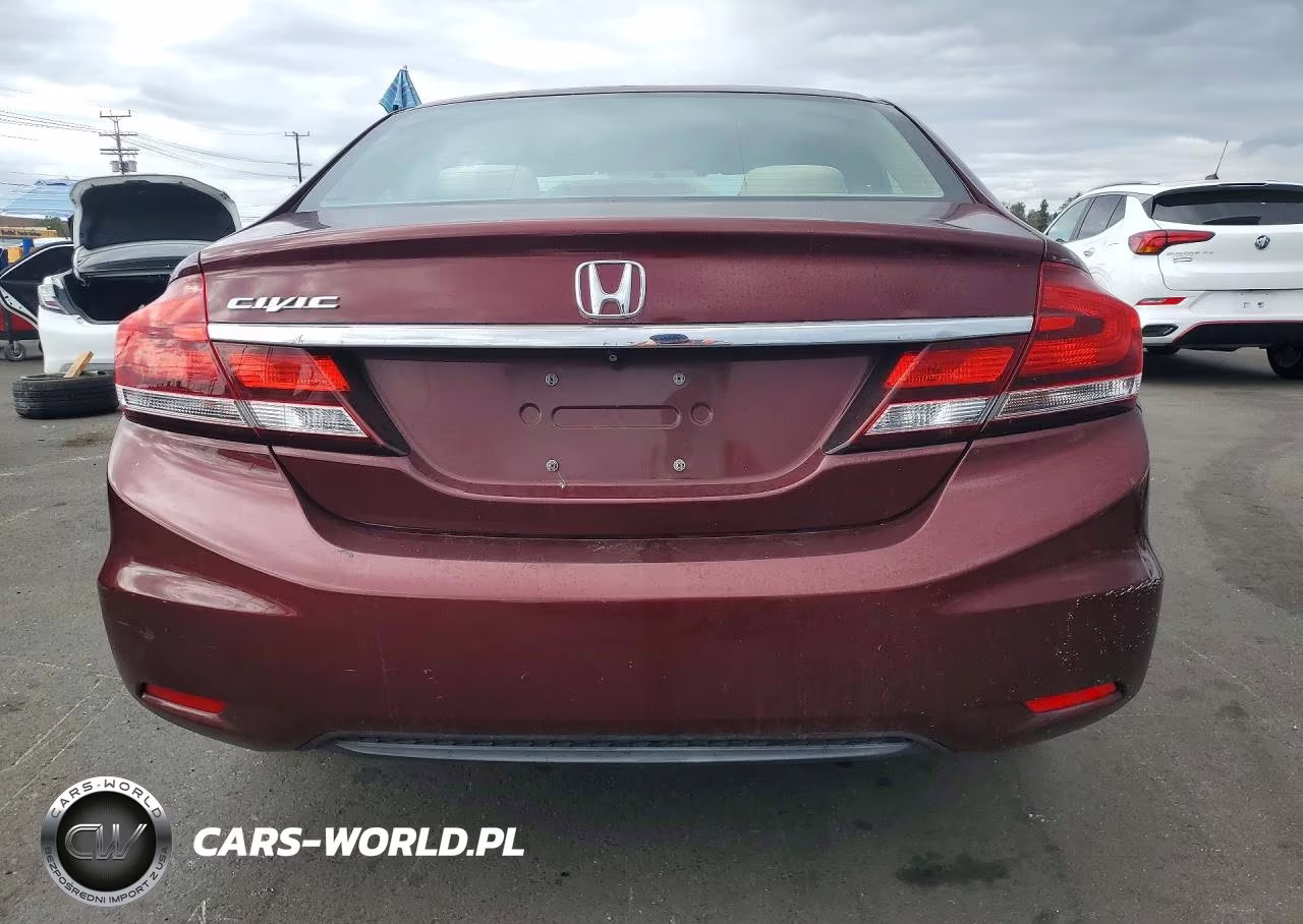 2013 Honda Civic Lx VIN:19XFB2F58DE267130 - 6
