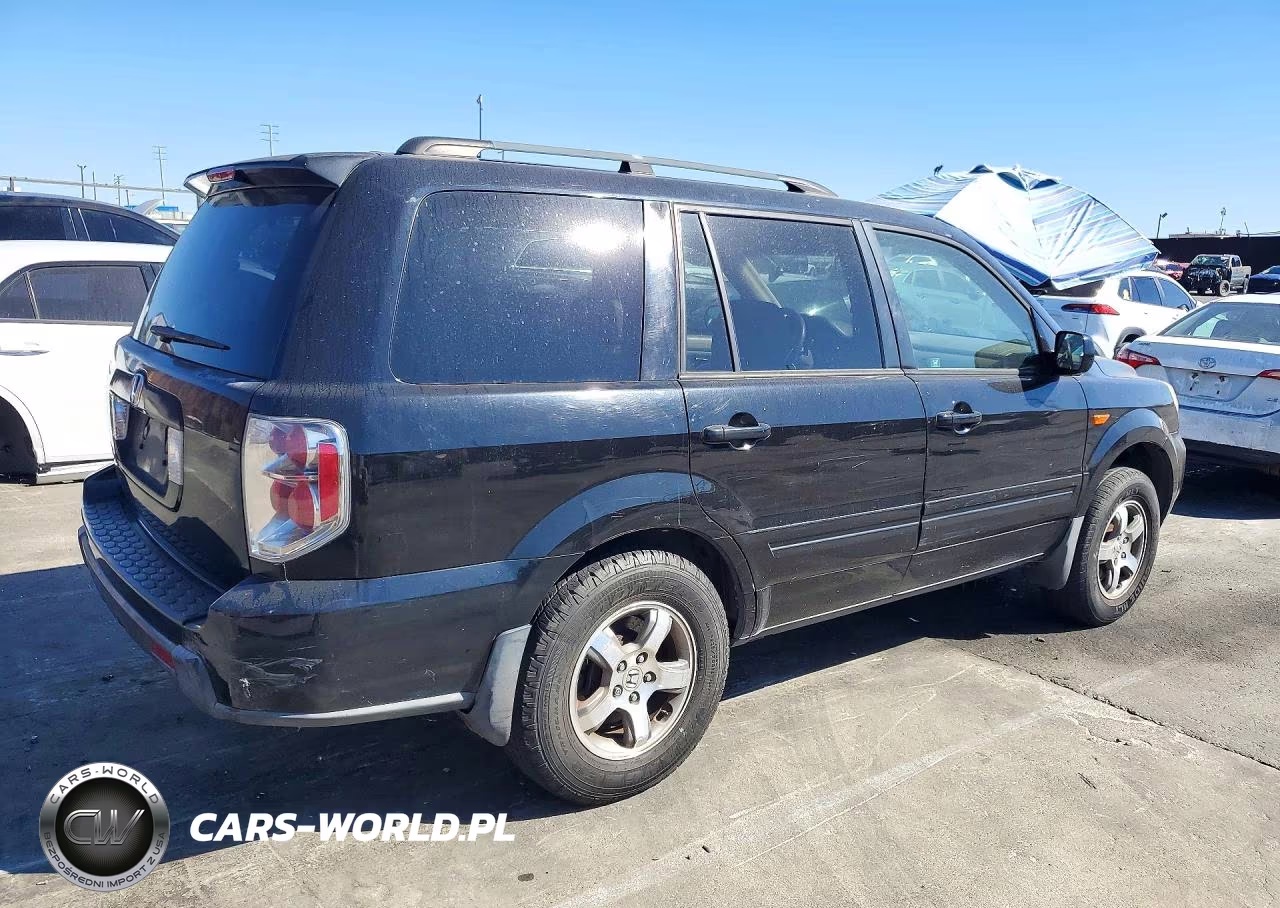 2006 Honda Pilot Ex VIN:5FNYF28516B025500 - 3