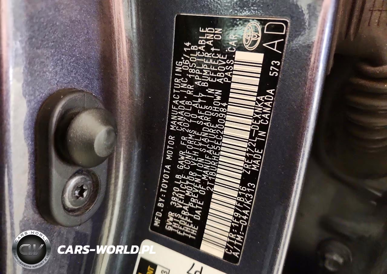 2014 Toyota Corolla Le VIN:2T1BURHE5EC200984 - 12