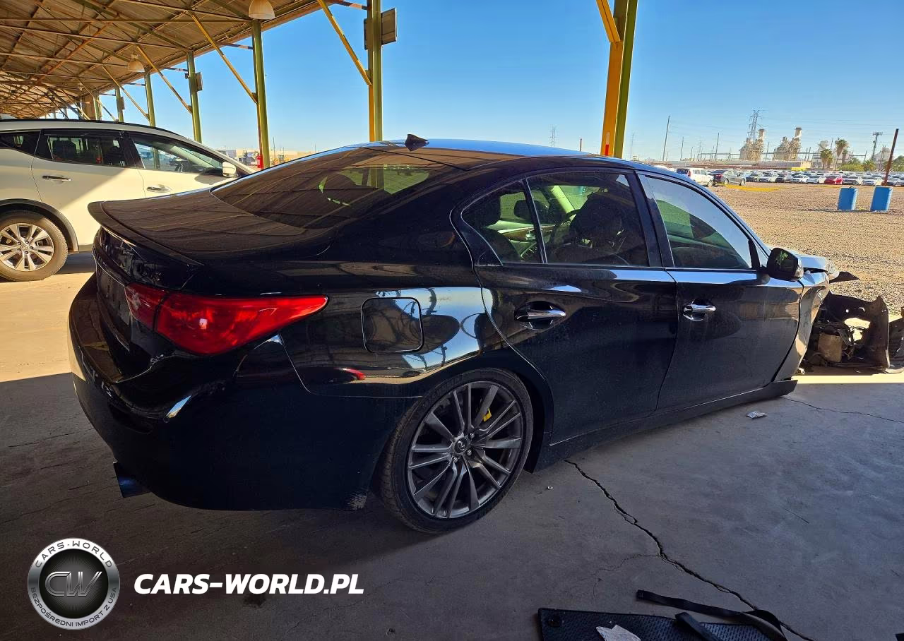 2016 Infiniti Q50 Red Sport 400 VIN:JN1FV7APXGM420578 - 3