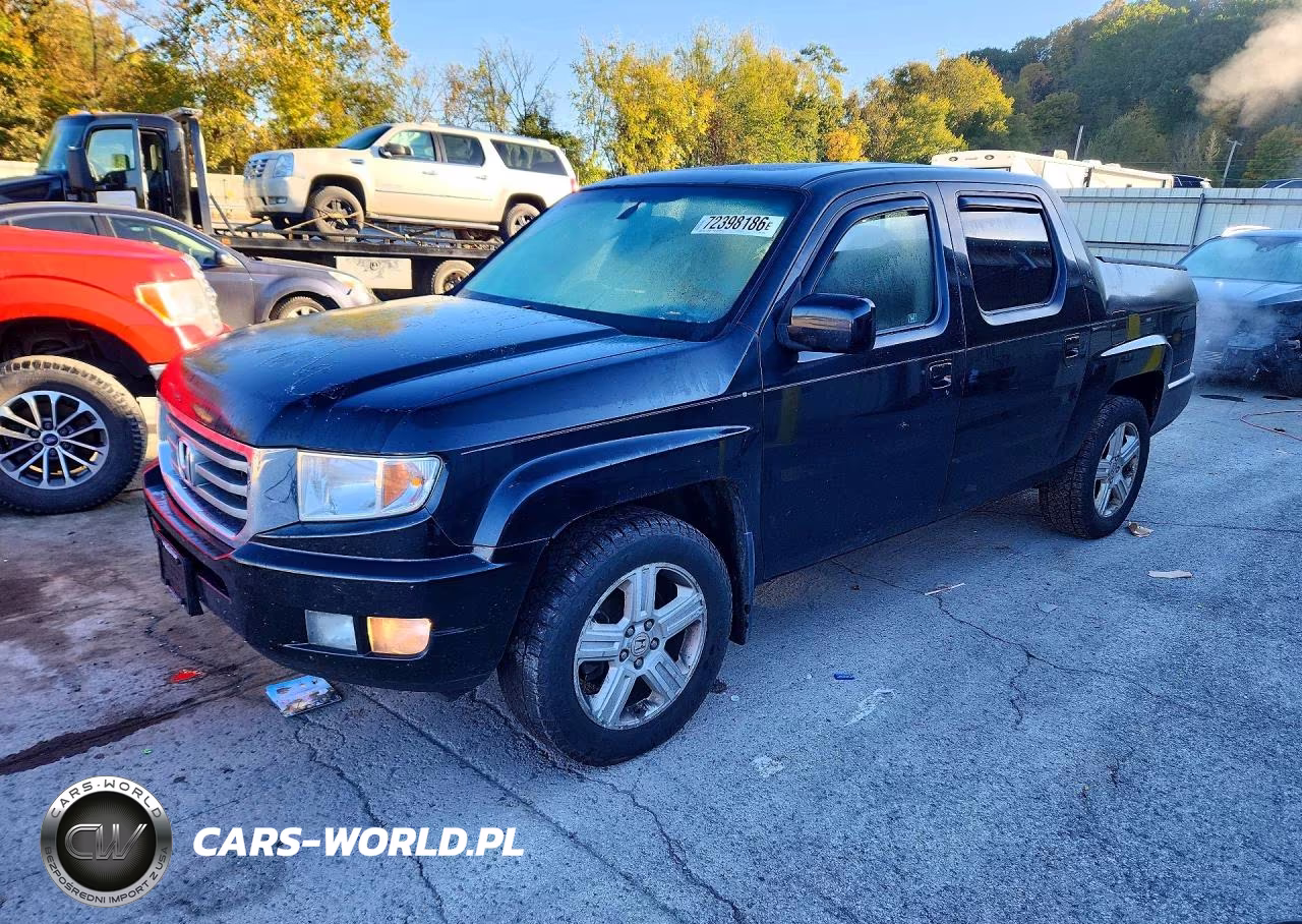2011 Honda Ridgeline Rtl VIN:5FPYK1F51BB452640 - 1