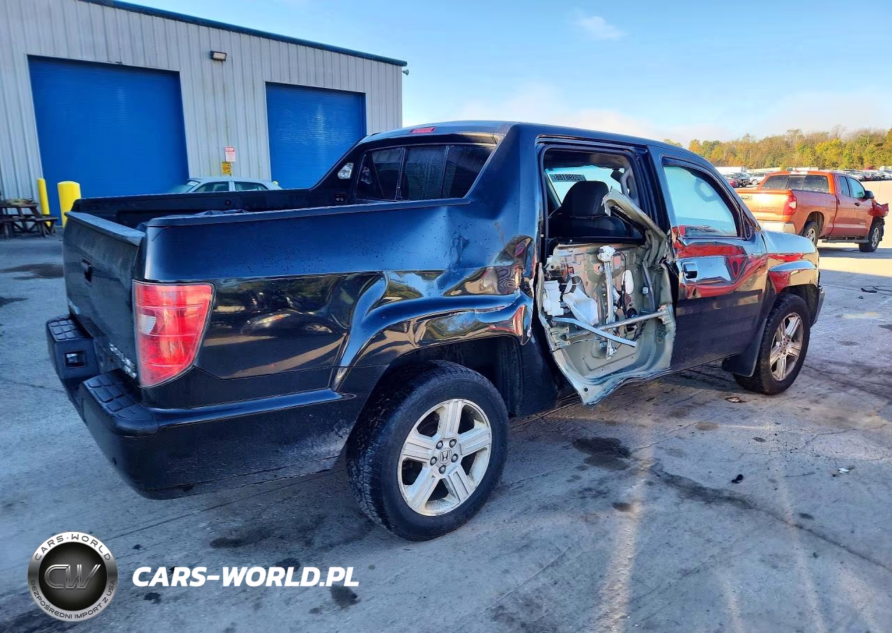 2011 Honda Ridgeline Rtl VIN:5FPYK1F51BB452640 - 3