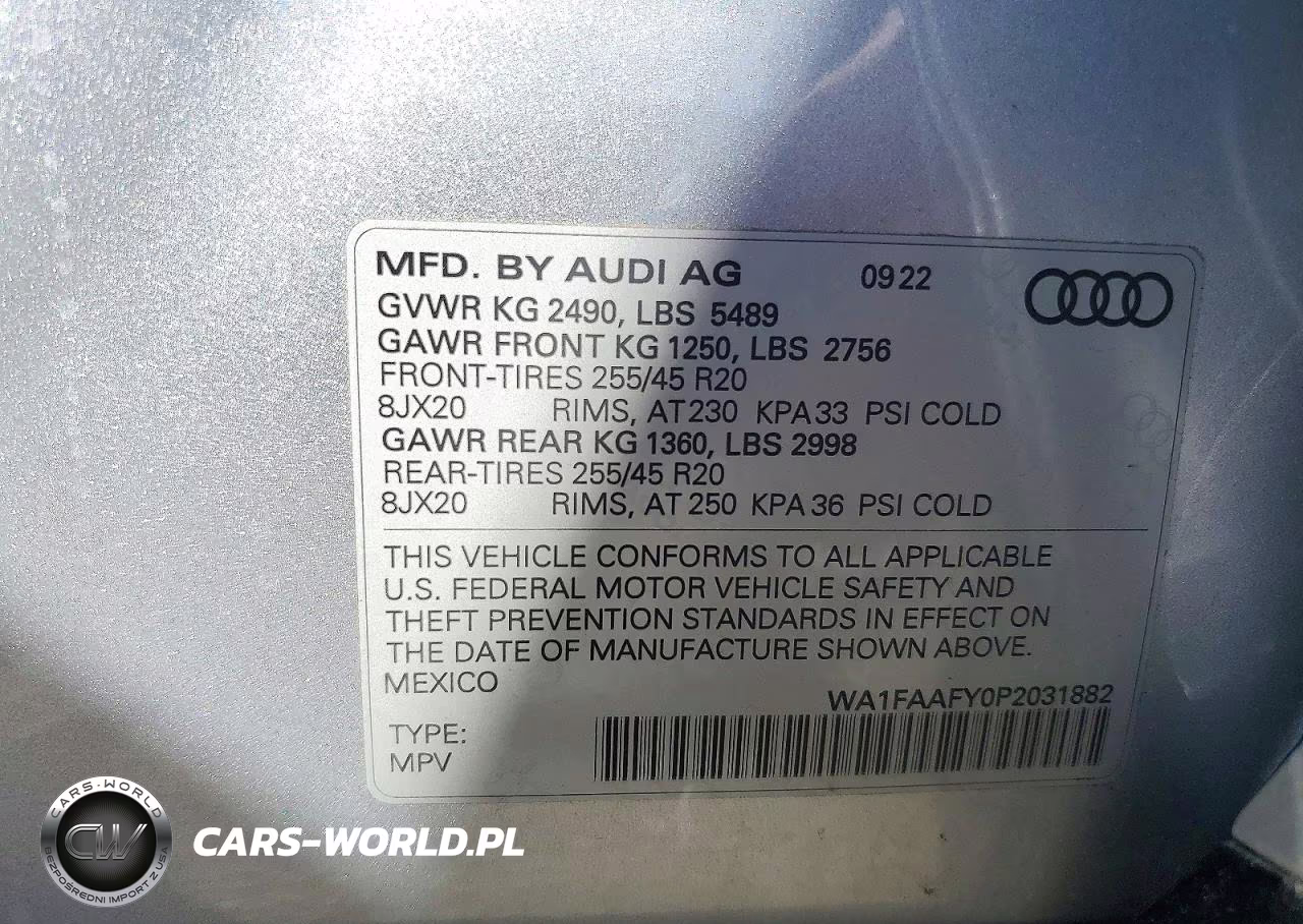 2023 Audi Q5 Prestige 45 VIN:WA1FAAFY0P2031882 - 14