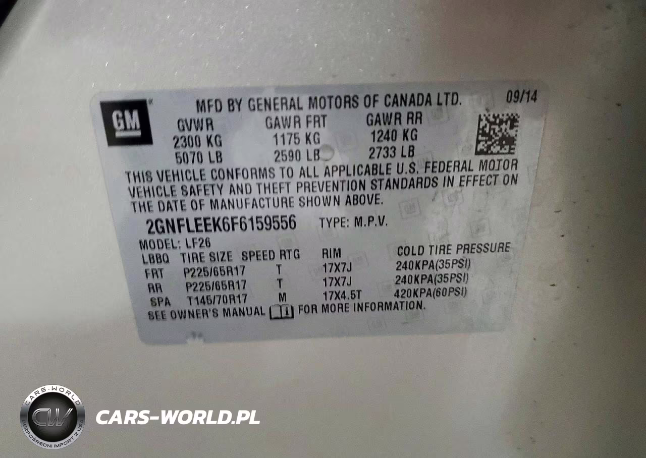2015 Chevrolet Equinox Ls VIN:2GNFLEEK6F6159556 - 13
