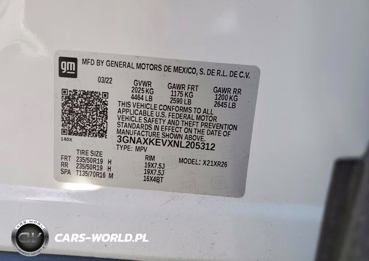 2022 Chevrolet Equinox Lt VIN:3GNAXKEVXNL205312 - 14