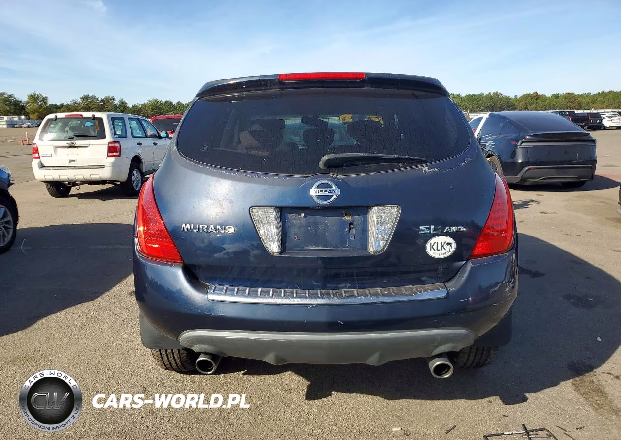 2006 Nissan Murano S VIN:JN8AZ08W56W520515 - 6