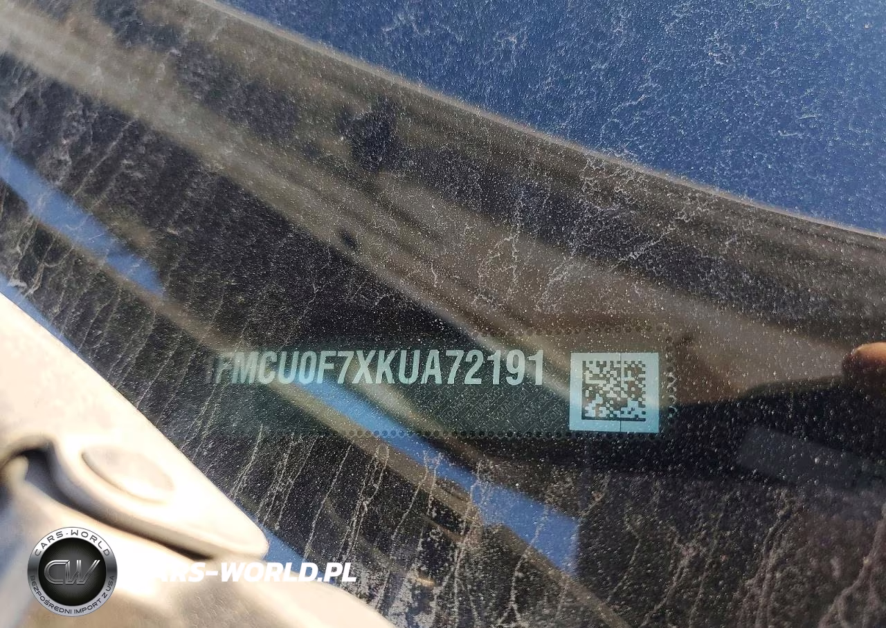 2019 Ford Escape S VIN:1FMCU0F7XKUA72191 - 14