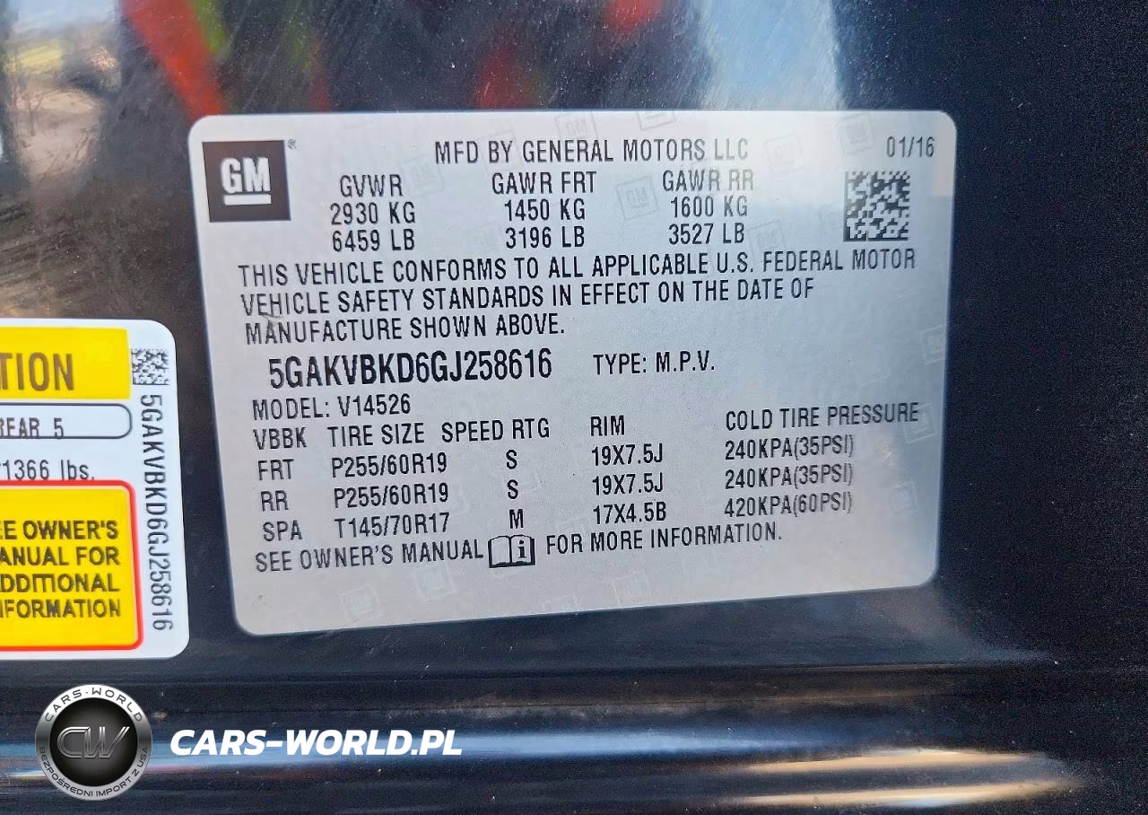 2016 Buick Enclave VIN:5GAKVBKD6GJ258616 - 12