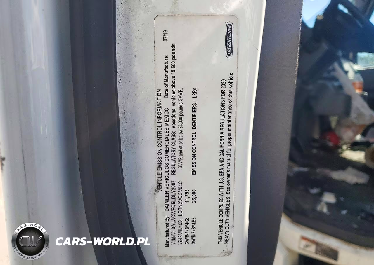 2020 Freightliner Business Class M2 Box Truck VIN:3ALACWFC5LDLY2087 - 13