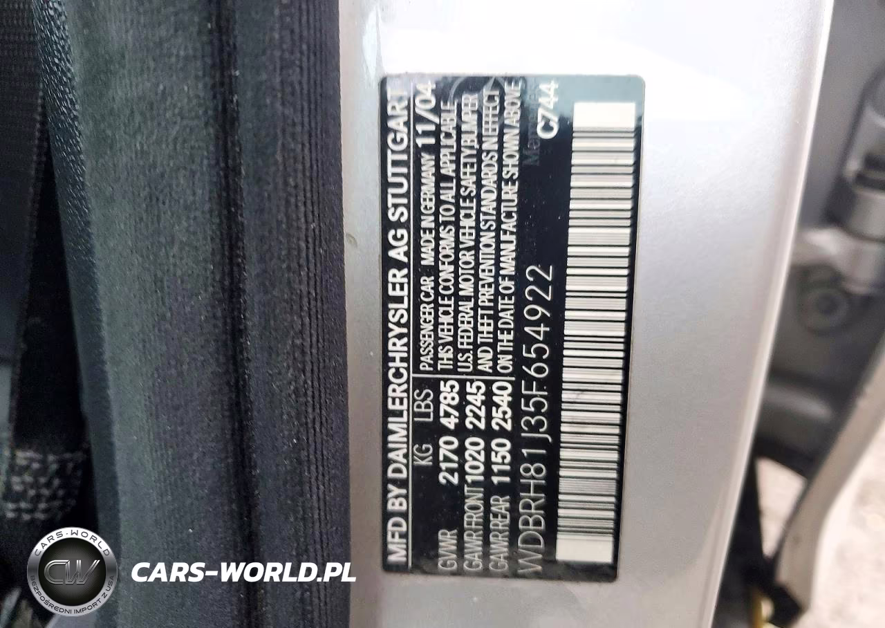 2005 Mercedes-Benz C 240 Sportwagon 4Matic VIN:WDBRH81J35F654922 - 12