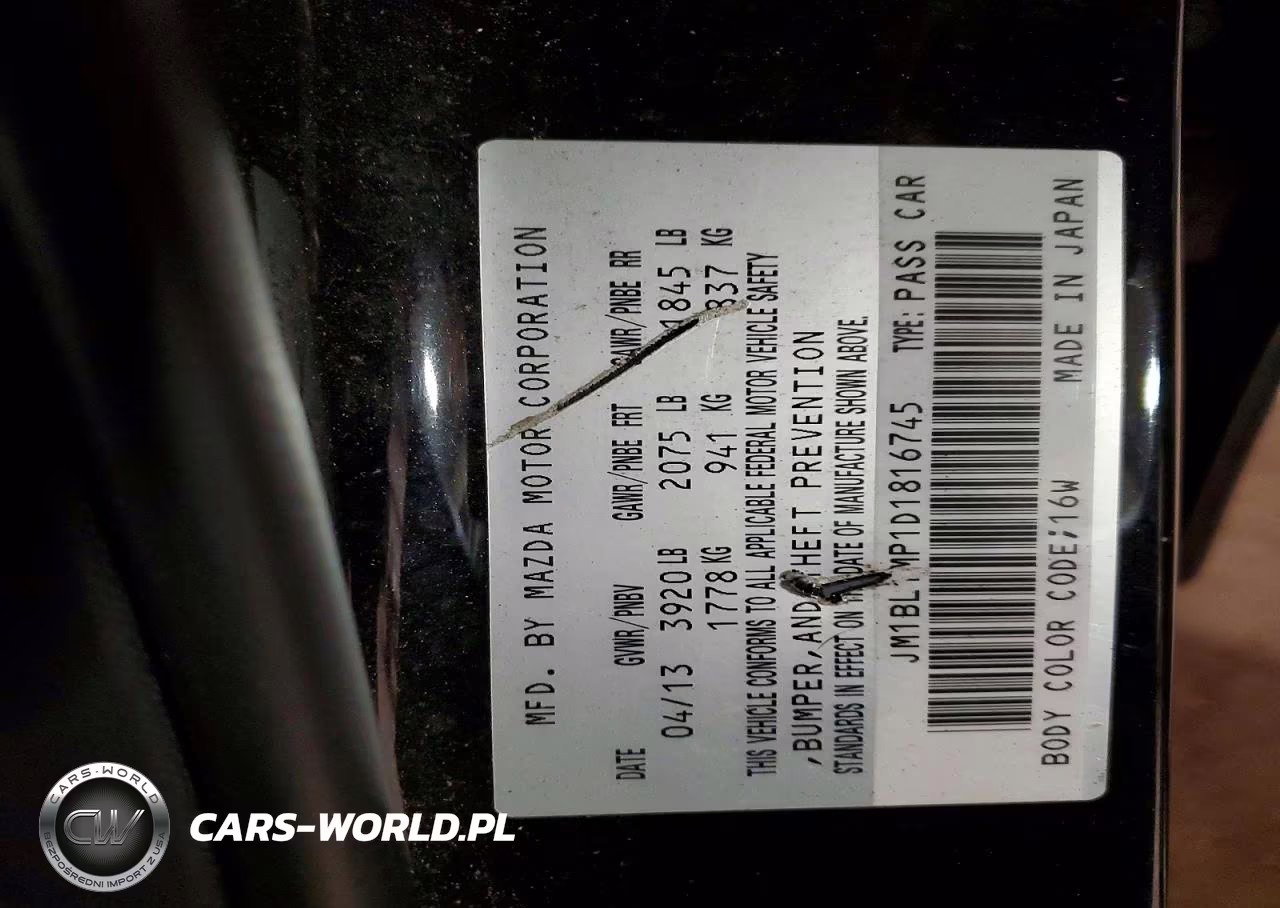 2013 Mazda 3 I VIN:JM1BL1MP1D1816745 - 13
