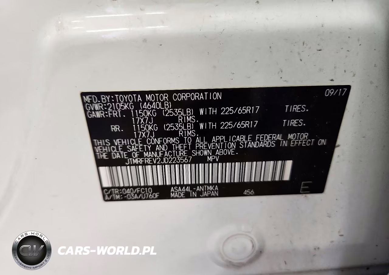 2018 Toyota Rav4 Xle VIN:JTMRFREV2JD223567 - 12