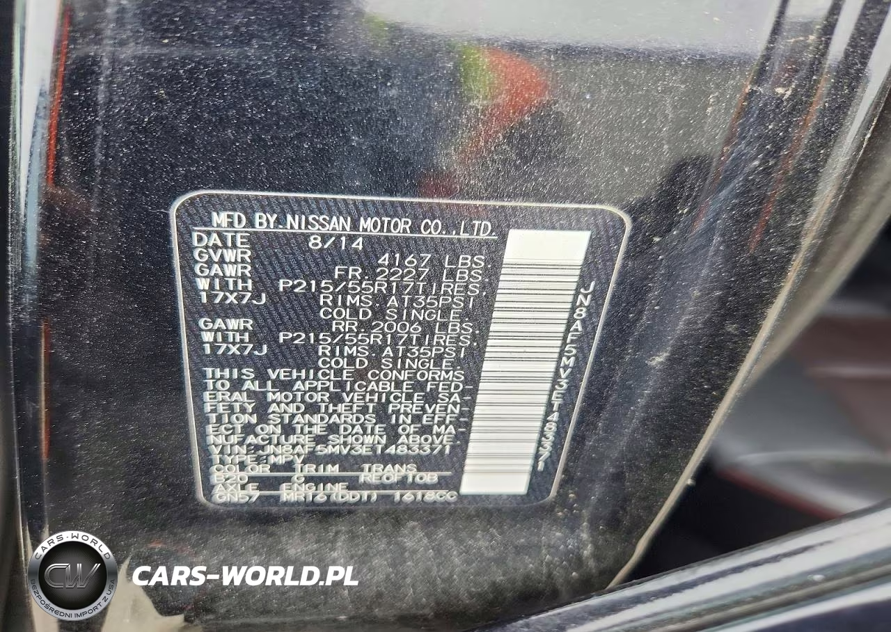 2014 Nissan Juke Sl VIN:JN8AF5MV3ET483371 - 13