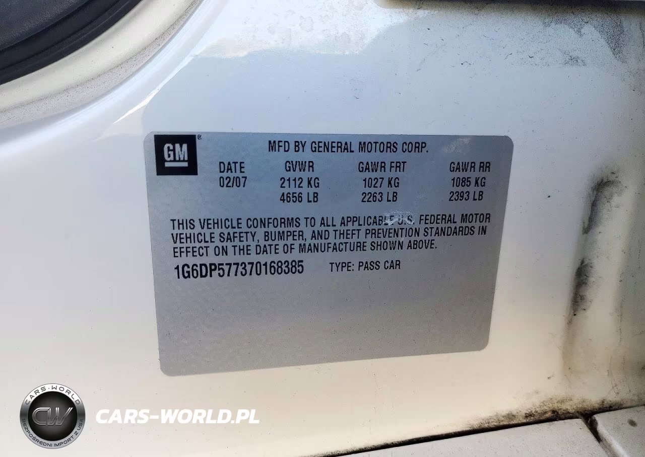 2007 Cadillac Cts Hi Feature V6 VIN:1G6DP577370168385 - 12
