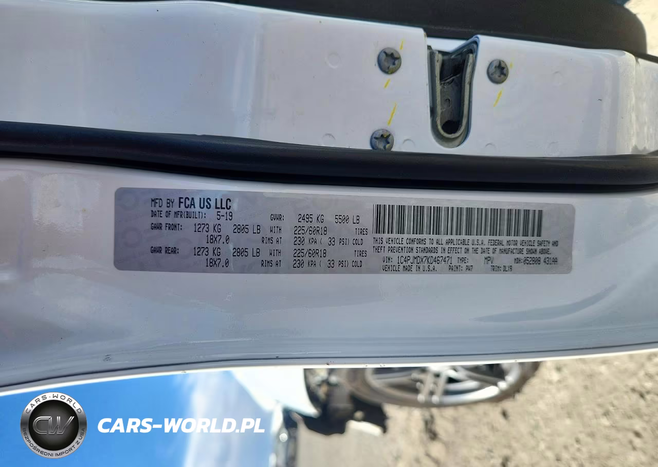 2019 Jeep Cherokee Limited VIN:1C4PJMDX7KD467471 - 13