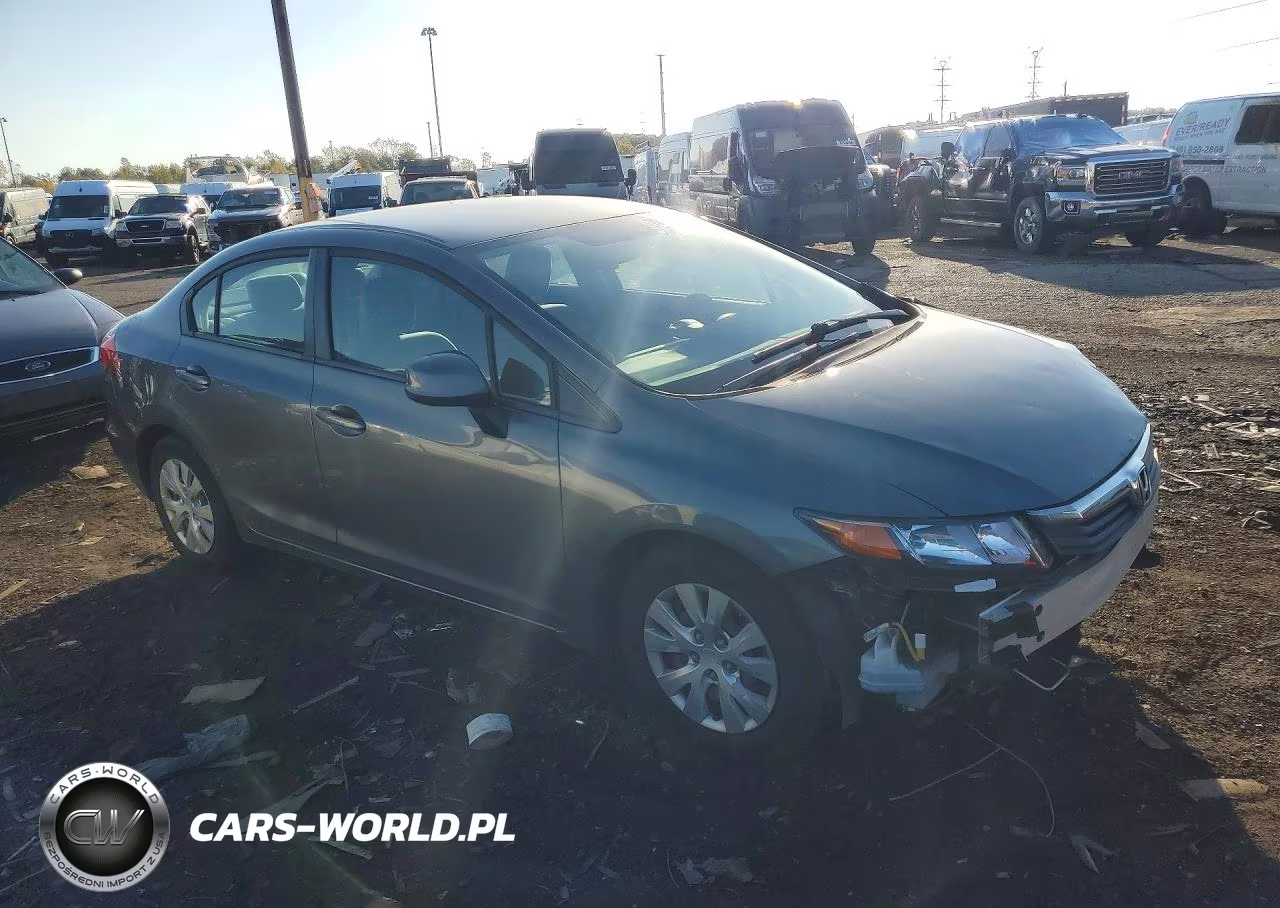 2012 Honda Civic Lx VIN:19XFB2F5XCE001381 - 4