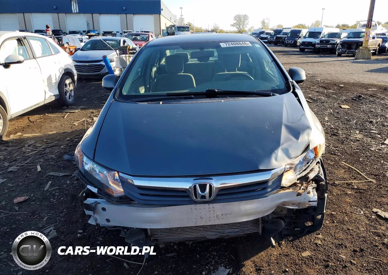 2012 Honda Civic Lx VIN:19XFB2F5XCE001381 - 5