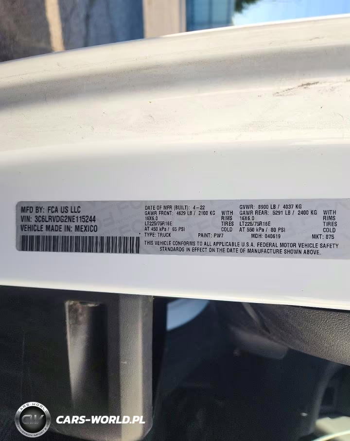 2022 Ram Promaster 2500 Delivery Van VIN:3C6LRVDG2NE115244 - 12