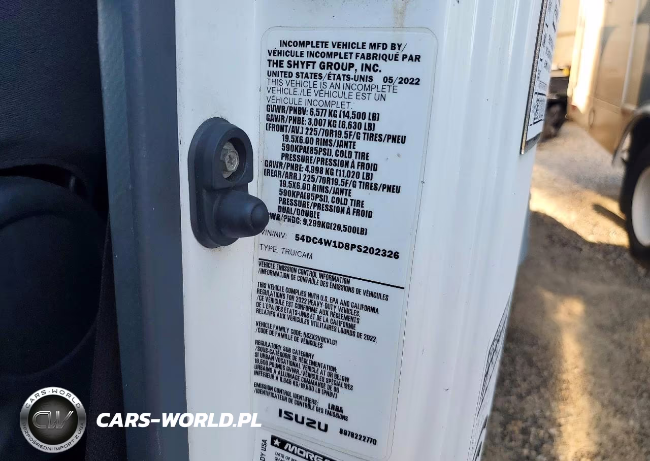 2023 Isuzu Npr Hd Box Truck VIN:54DC4W1D8PS202326 - 13