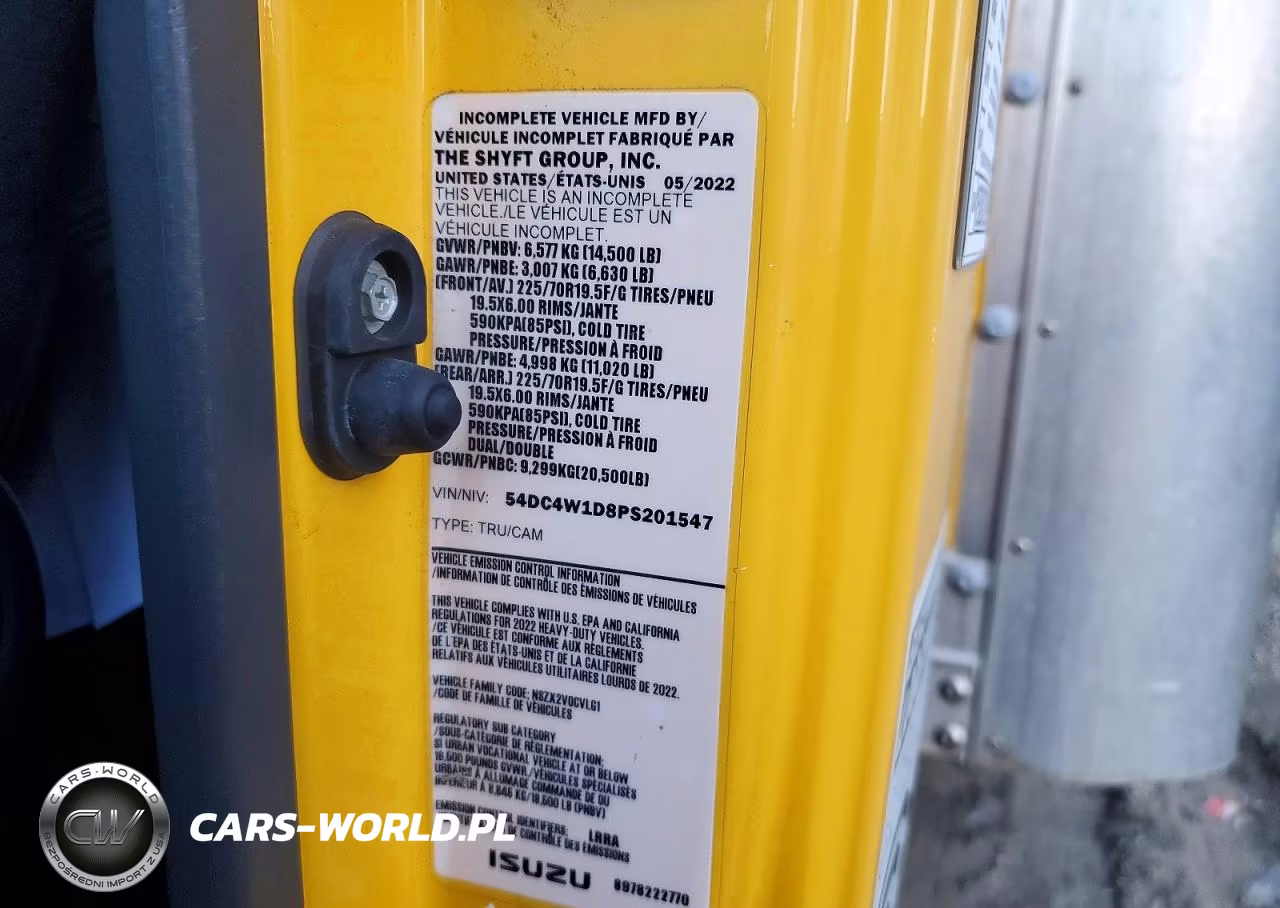 2023 Isuzu Npr Hd Box Truck VIN:54DC4W1D8PS201547 - 12