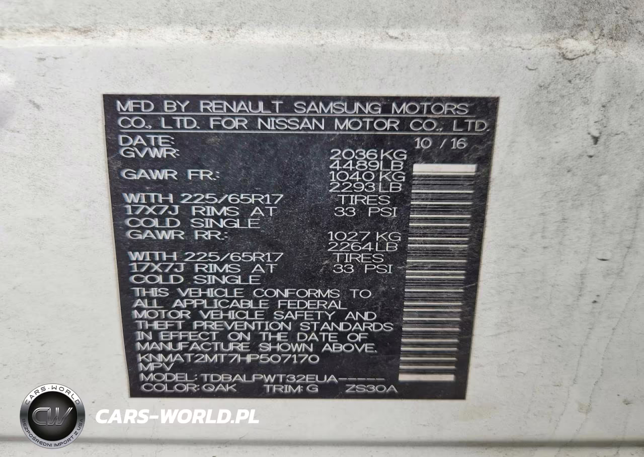 2017 Nissan Rogue S VIN:KNMAT2MT7HP507170 - 13